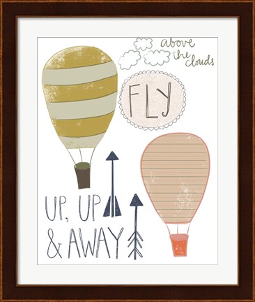 Framed Up and Away Print