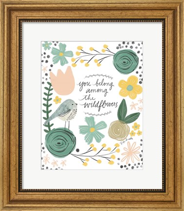 Framed Among the Wildflowers Print