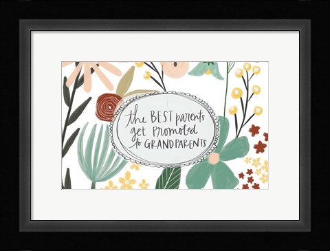 Framed Grandparents Print