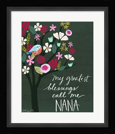 Framed Nana Print