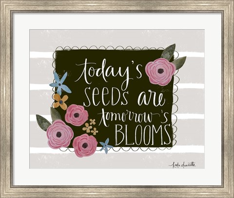 Framed Today&#39;s Seeds Print