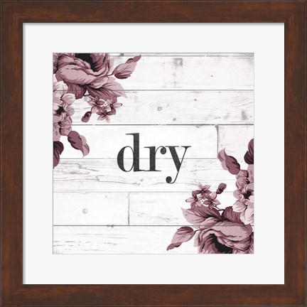 Framed Dry Print
