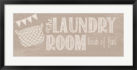 Framed Laundry Room Print