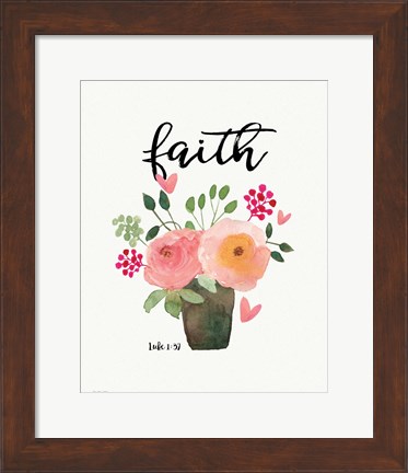 Framed Faith II Print