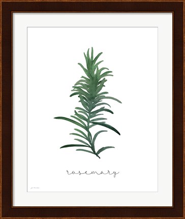 Framed Rosemary on White Print