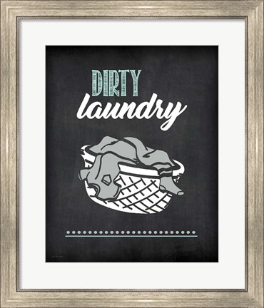 Framed Dirty Laundry Print