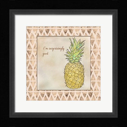 Framed I'm Surprisingly Good Print