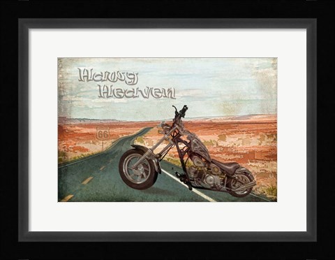 Framed Hawg Heaven Print