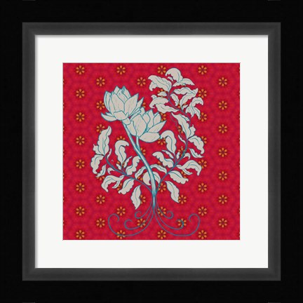 Framed Lotus Print