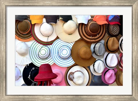 Framed Hats Hats Hats Print