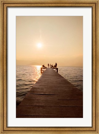 Framed Summer at the Lake II Print
