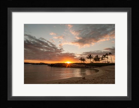 Framed Sunset Cove Print