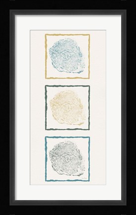 Framed Stump Triptych I Print
