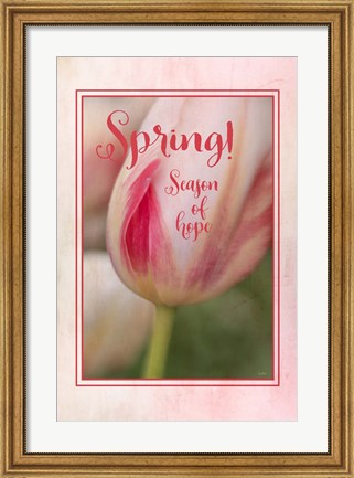 Framed Spring Season of Hope Print