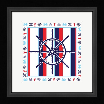 Framed Ahoy XIII Print