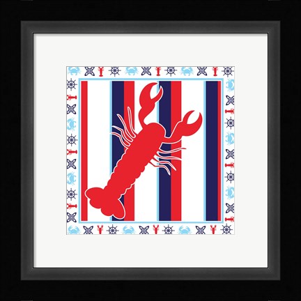 Framed Ahoy XVI Print