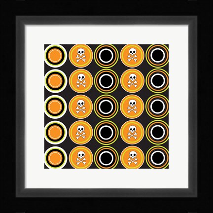 Framed Angst Pumpkin I Print