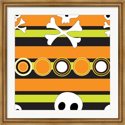 Framed Angst Pumpkin II Print