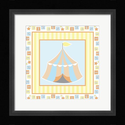 Framed Baby Big Top X Blue Print