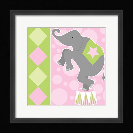 Framed Baby Big Top IX Pink Print
