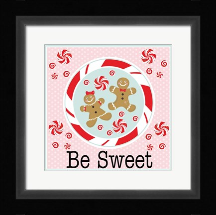 Framed Be Sweet VI Print