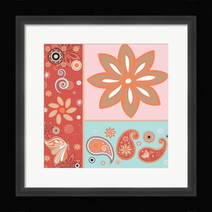 Framed Boho Chic Rust XI Print