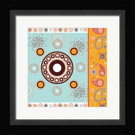 Framed Boho Chic Rust XII Print