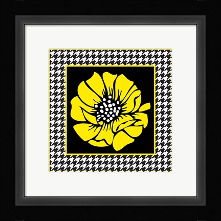 Framed Bold Yellow Flower XI Print