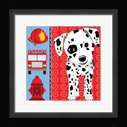 Framed Fire Emergency XI Print