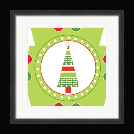 Framed Joyous Holiday III Print