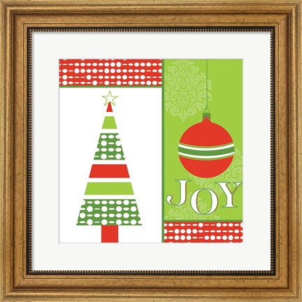 Framed Joyous Holiday XI Print