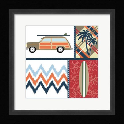 Framed Surf VII Print