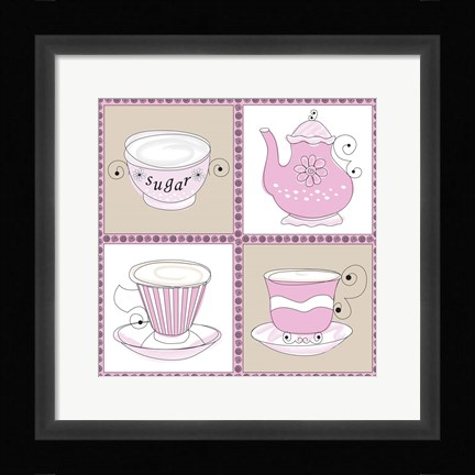 Framed Tea Time II Print
