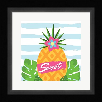 Framed Tropical I Print