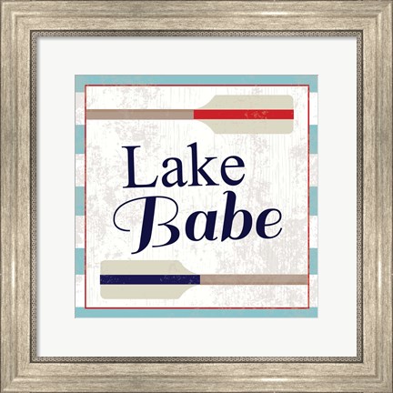 Framed Lake III Print