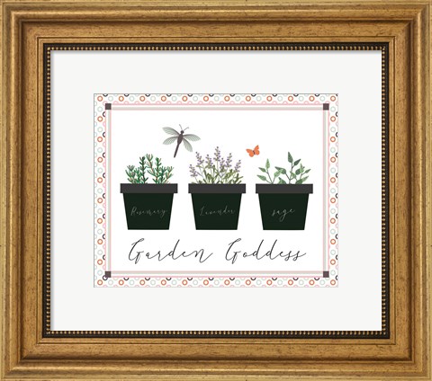 Framed Garden II Print