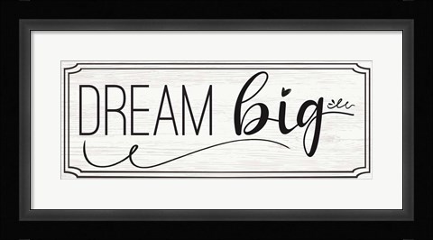 Framed Words II Print