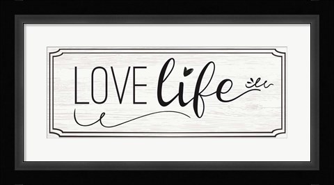 Framed Words III Print