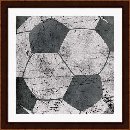Framed Soccer Print