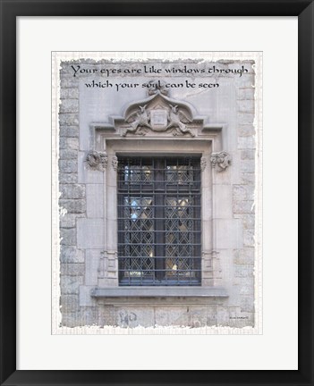 Framed Windows of the World II Print