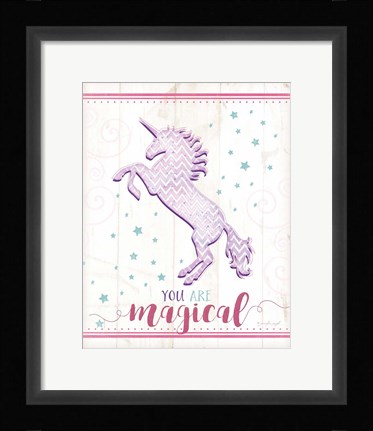 Framed Magical Unicorn Print