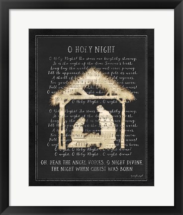 Framed O Holy Night I Print