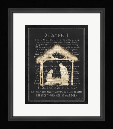 Framed O Holy Night I Print