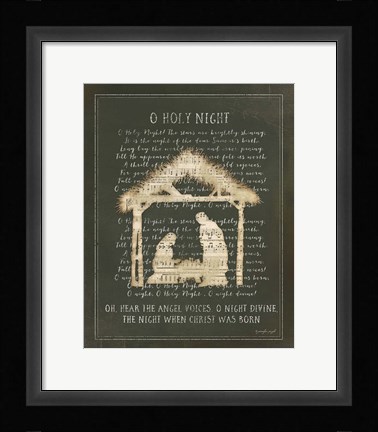 Framed O Holy Night II Print