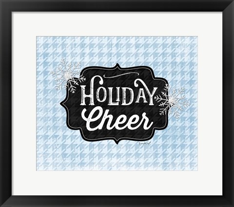Framed Holiday Cheer - Blue Print