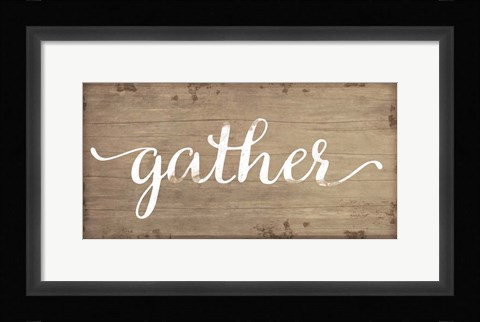 Framed Gather Print