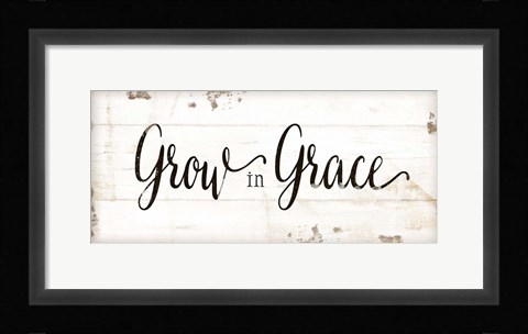 Framed Grow in Grace Print