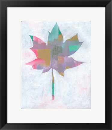 Framed Leaf Abstract II Print