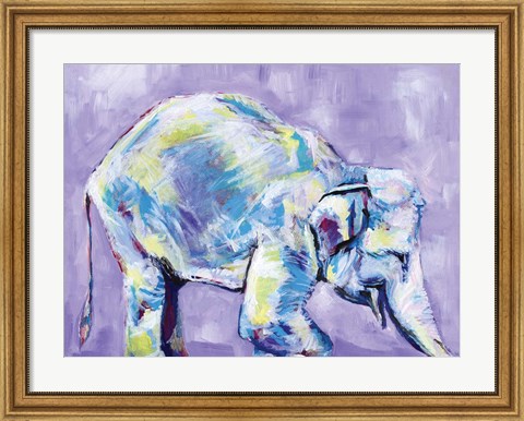 Framed Elephant I Print