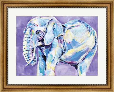 Framed Elephant II Print